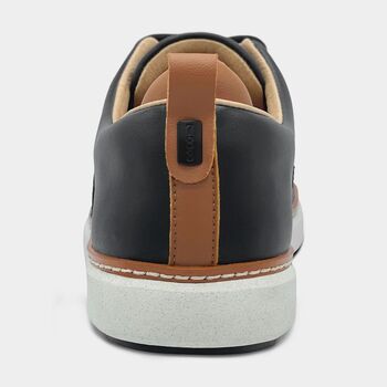 Black Leather Walker Grounding Shoes