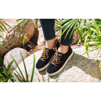 Black Suede Walker Grounding Shoe Size 42.5